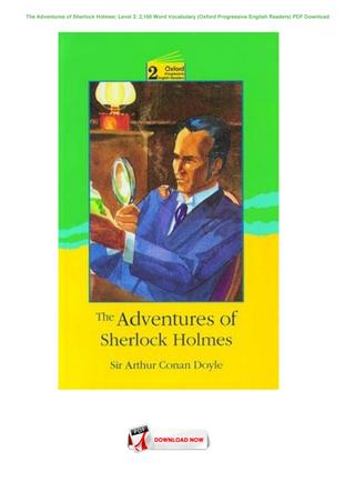 The Adventures Of Sherlock Holmes Pdf