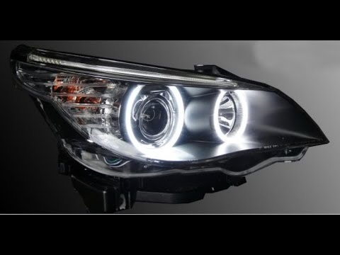 Water moisture eyebrow in e60 headlights video